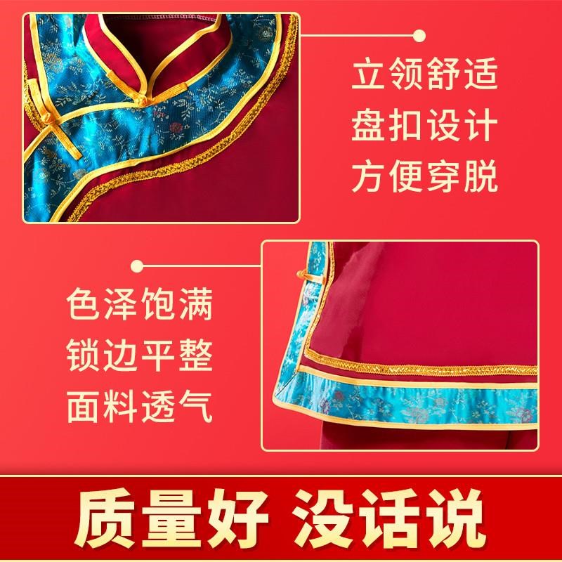 新品古装媒婆服装老m太太服老太婆演出服老奶奶中式结婚中老年秧