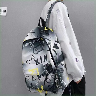 初中生书包2023新款 大容量青少年双肩包 男生潮流高中生大学生时尚