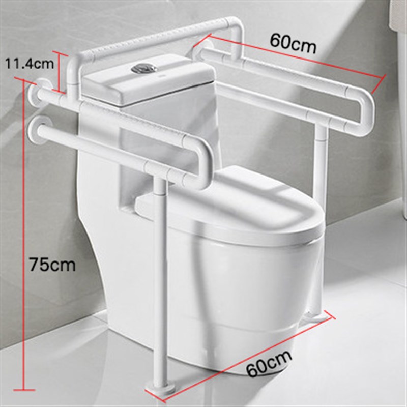 一体式马桶扶手坐便器栏杆第三卫生间无障碍残W疾人老人扶手