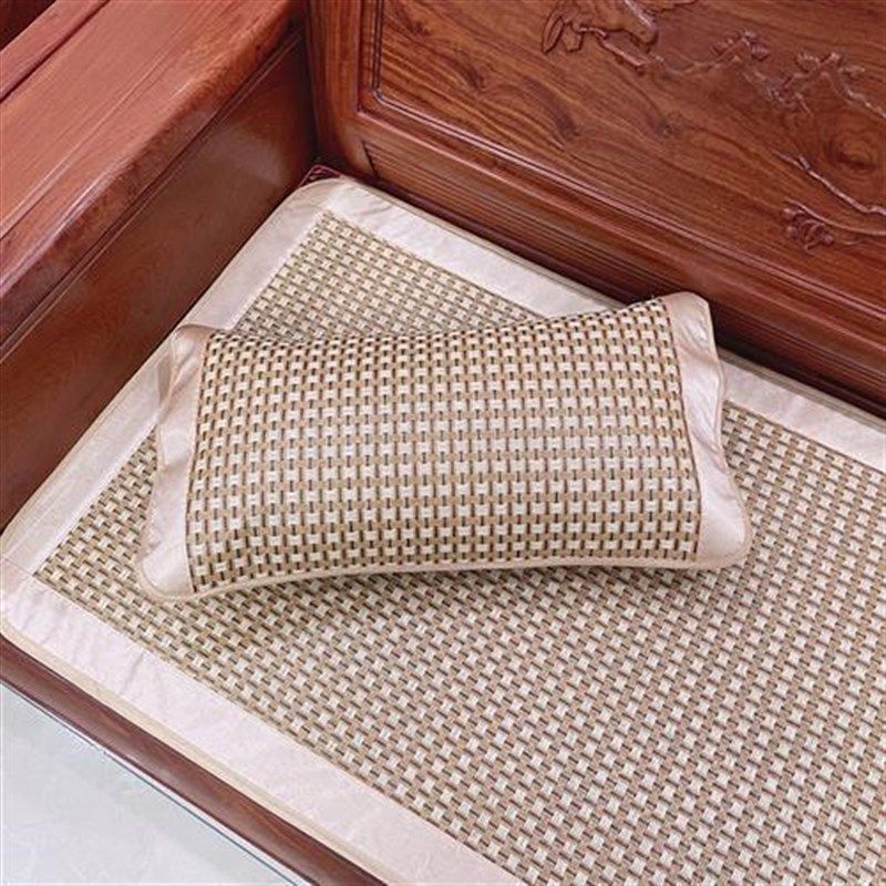 凉席沙发垫冰丝藤防滑夏季凉垫红木一人二人四人三人位椅子靠枕套