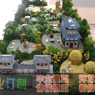 定制古建沙盘模型 仿古建筑 古建筑展示模型 毕业设计