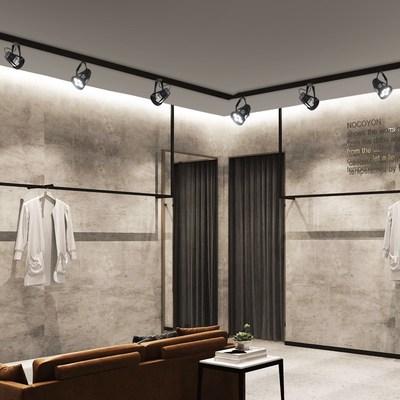 par30轨道灯led射灯服装店展会导轨灯商用店铺珠宝灯30w 40w
