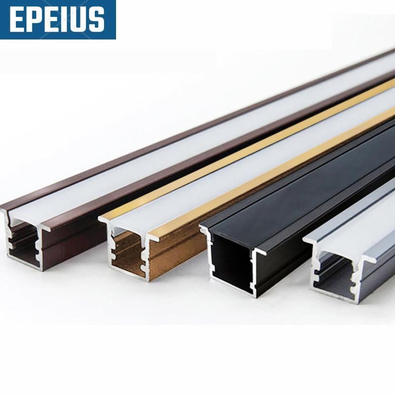 led线形灯槽u型嵌入式金色明装线性型灯客厅吊顶铝槽暗装线条灯带