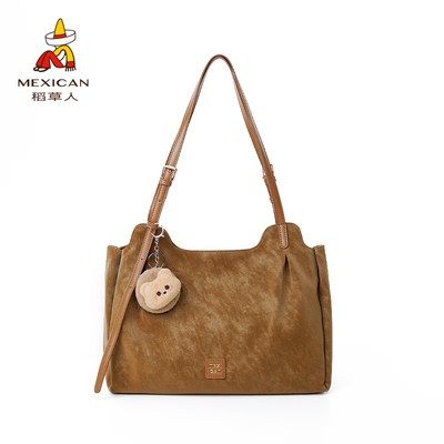 稻草人新款百搭托特包