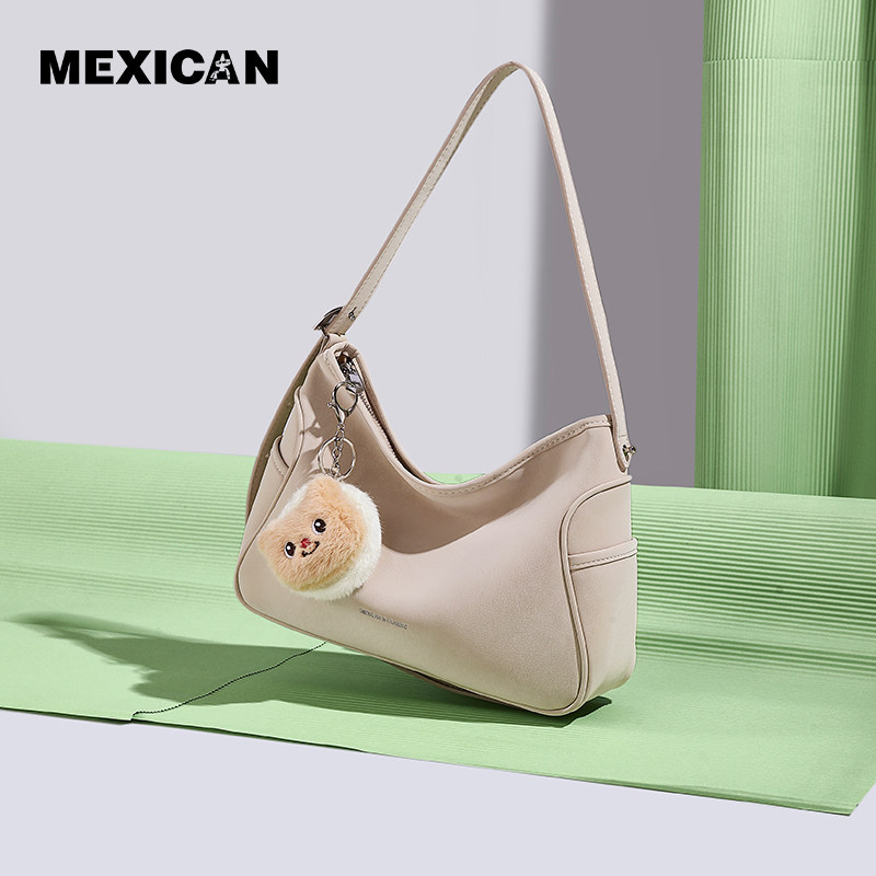 稻草人包包女新款斜挎包春夏百搭腋下包休闲简约通勤单肩包女包