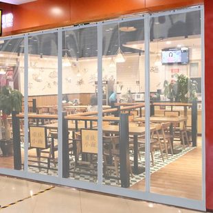 保暖防风挡风防走冷磁铁自吸隔断帘 面馆餐饮饭店门帘超市门口冬季