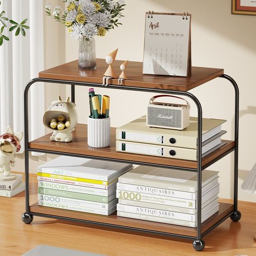 家用置物架桌面多层小型书架厨房台面多功能调料收纳架碗碟放置架