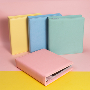 A5明信片收纳册活页相册封面定制卡册6寸3寸4寸拍立得相纸收纳本