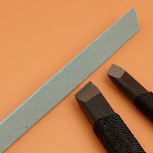 三角多功能磨刀器厨房家用双面磨石240目#雕刻水果切菜刀油石小条