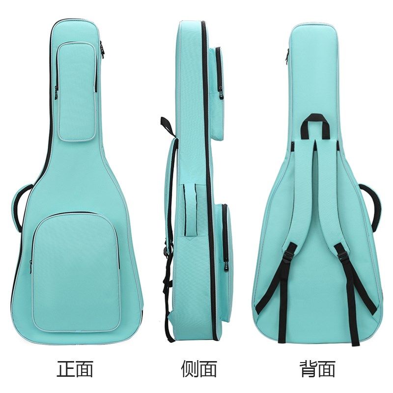 吉他包41寸加厚加棉电吉他贝斯双肩背包40寸吉他袋箱包木吉他琴包