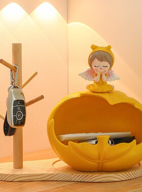 入户进门口玄关钥匙收纳摆件托盘客厅创意家居装饰品乔迁新居礼物