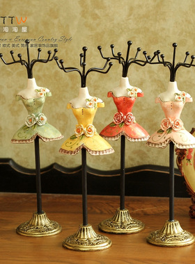 公主耳环架首饰架耳环架 梳妆台装饰摆件摆设 结婚送礼情人礼物