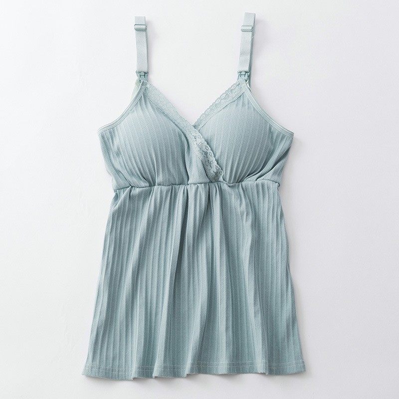 孕妇哺乳背心纯棉喂奶上衣月子服产后吊带打底衫免穿文胸带胸垫夏,孕妇装/孕产妇用品/营养,吊带/背心,淘宝优惠券,粉丝福利购,淘宝优惠卷