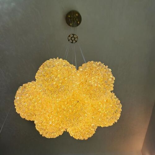 荔枝水晶壁灯过道玄关吧台橱窗卧室床头全光谱轻奢风多头水晶吊灯