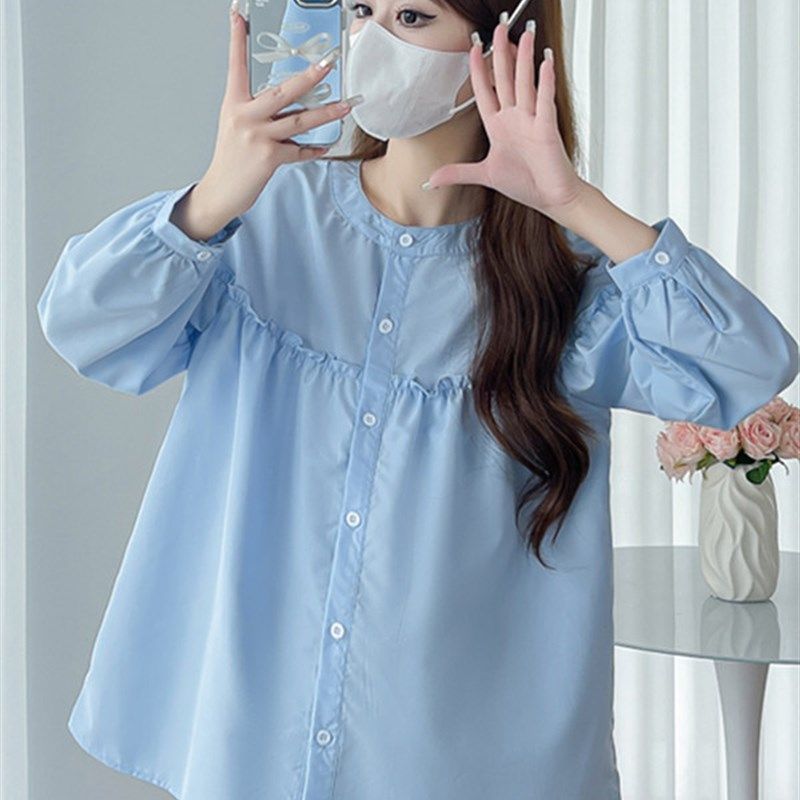 孕妇装秋装长袖衬衫秋季牛仔阔腿裤时尚休闲孕妇套装春秋两件套秋,孕妇装/孕产妇用品/营养,套装,淘宝优惠券,粉丝福利购,淘宝优惠卷