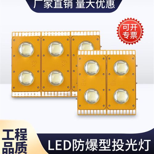 隧道灯led防爆灯仓库户外灯100W200w加油站船用低压24V 36V投光灯