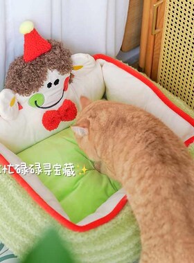 CUL猫窝狗窝冬季冬天保暖可四季拆洗通用沙发泰迪超级大网红爆款