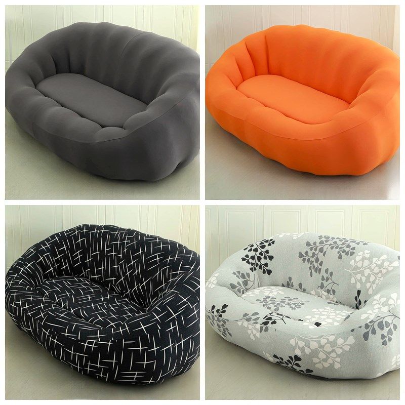 2025通用南瓜双人沙发套罩全包万能保护垫巾懒人圆形圈梳化盖布艺