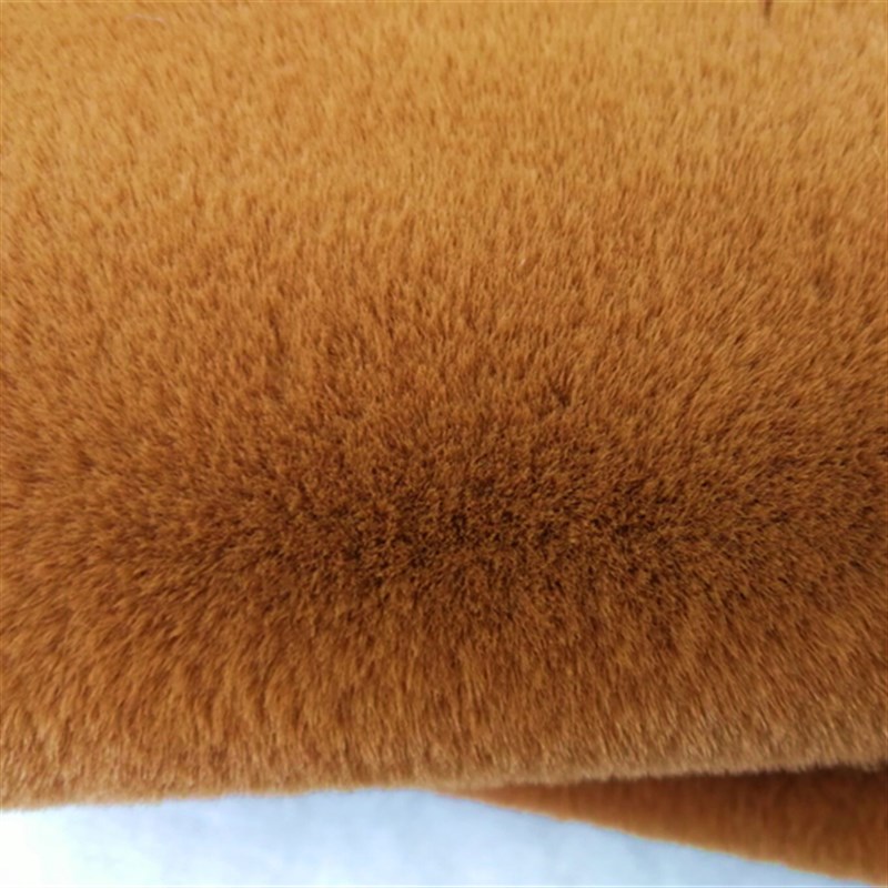 加厚加密仿獭兔毛貂绒毛绒布料柜台展示背景布服装围巾抱枕布面料