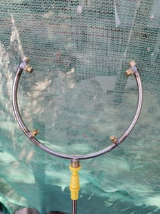 半圆涂杆喷头C型喷头涂白喷头调节4头催果葡萄西瓜黄瓜神器果树