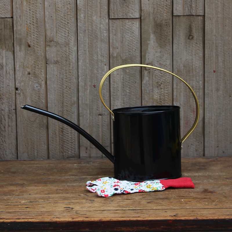 欧款铁制园艺家用阳台植物彩色细长嘴浇水壶浇花水壶淋花壶洒水壶