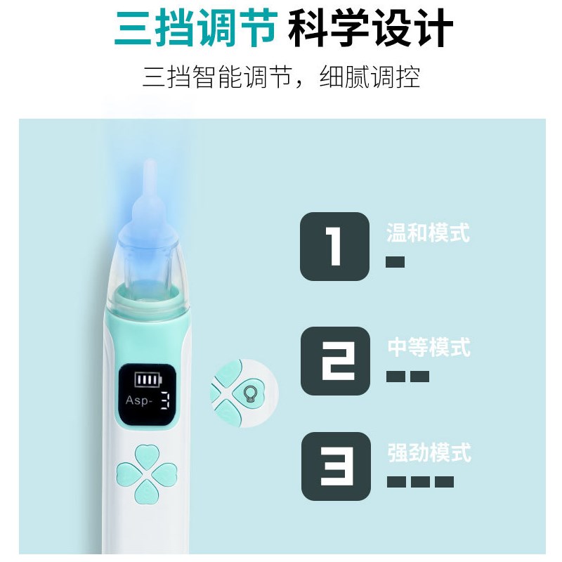 电动吸鼻器婴儿新生吸鼻涕神器清理宝宝婴幼儿专用儿童清洁器用品