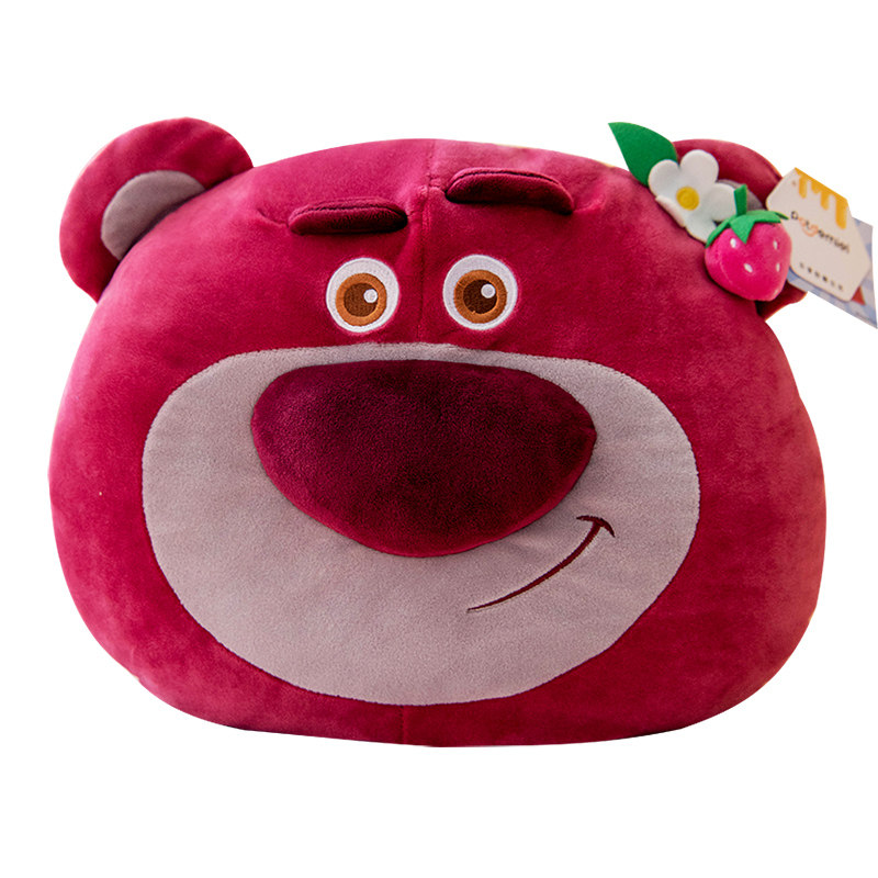 草莓熊抱枕沙发客厅靠背午睡枕靠枕办公室靠背垫宿舍枕头车用女