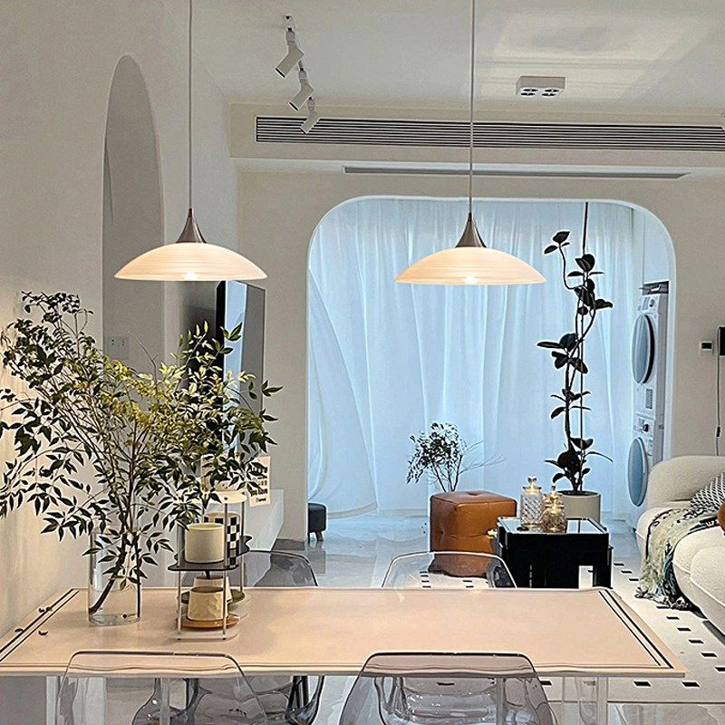 意式轻奢极简商用餐厅吊灯网红日式玻璃飞碟小吊灯吧台民宿床头灯,家装灯饰光源,餐厅吊灯,淘宝优惠券,粉丝福利购,淘宝优惠卷