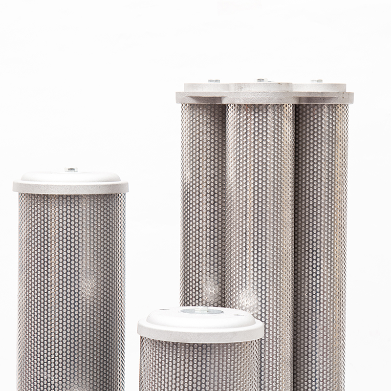 DN50不锈钢隔膜泵排气口消声器 2寸耐压30蒸汽排气消音器 M-20