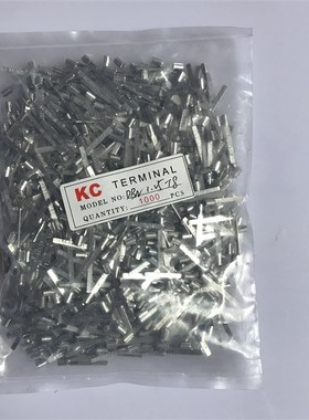 紫铜扁针型裸端头DBN1.25-18 鸭嘴鼻子 鸭舌端子 扁插针 片型端子