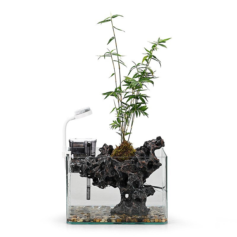 流水摆件循环过滤水喷泉绿植鱼缸客厅招财办公室装饰乔迁开业礼品