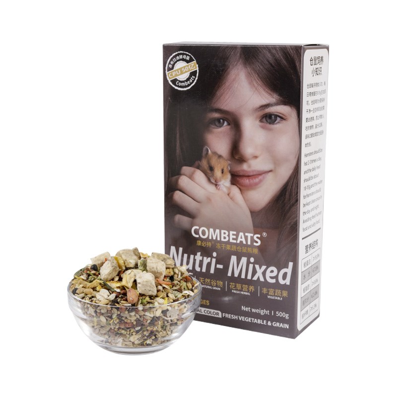 康必持冻干果蔬仓鼠粮金丝熊专用营养主粮豪华益生菌长肉增肥饲料