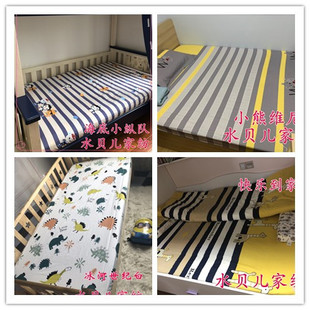 全棉薄棕垫床笠单件纯棉l0.9床1/1.2/1.35/1.5 1.9/上下高低子母