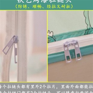 家用蚊帐1.8米免安装全底儿u童防摔防宝宝掉床蒙古包1.2m1.5米加