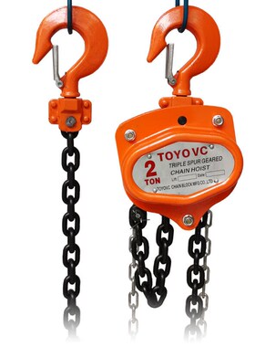 手拉葫芦起重倒链手动吊葫芦铁葫芦环链1T/2T/5吨乳白色0.25TX