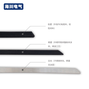 黑色喷塑304不锈钢扎带10MM耐低温光伏线槽盖板带