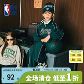 nbakids童装 儿童立领外套印花宽松夹克K253JP040P 2025秋冬新款