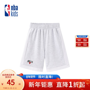 nbakids童装春夏男女童五分裤运动短裤休闲儿童球裤K242TP801P