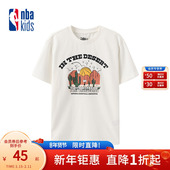 男女童短袖 nbakids童装 夏季 印花T恤儿童上衣舒适潮流K242TS317P