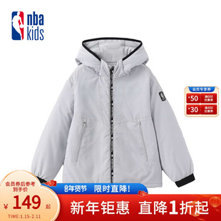 nbakids童装冬季新款男童女童休闲外套加厚宽松夹克K244JP110P