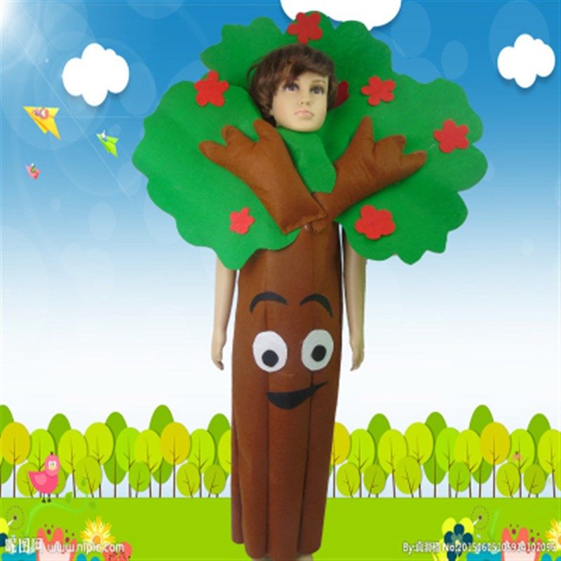 儿童环保时装走秀大树演出服老树陶罐与铁罐地球表演服装刀叉勺,童装/婴儿装/亲子装,儿童演出服,淘宝优惠券,粉丝福利购,淘宝优惠卷