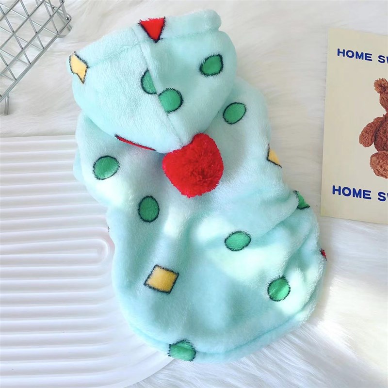 泰迪冬天小新睡衣比熊小型犬宠物秋冬季柔软衣服狗狗猫咪加绒棉衣