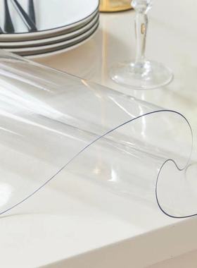 pvc软桌布透明防水塑料餐桌垫1米宽一米100cm1000毫米1米100厘米