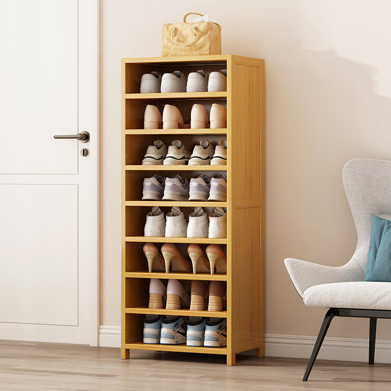 入门鞋柜小型宿舍多层夹缝鞋架简易家用门口小窄置物架子2023新款