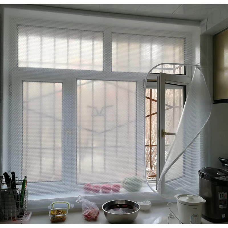 冬季窗户保温膜密封保暖窗帘阳台挡风神器卫生间防风保暖双层防寒