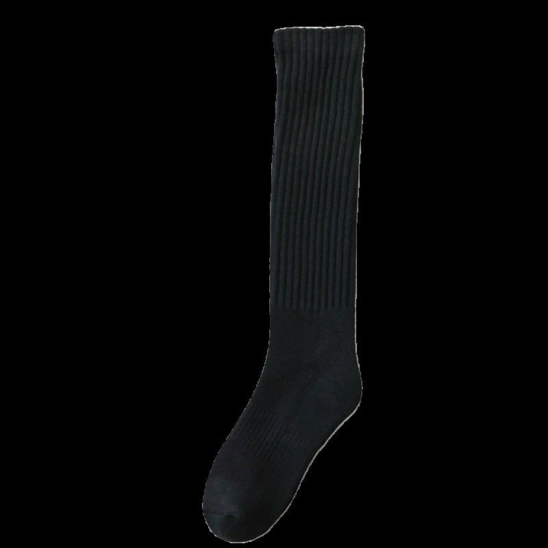 加厚小腿袜毛巾底袜子男士中筒冬季高筒保暖男生长筒袜冬天毛巾袜