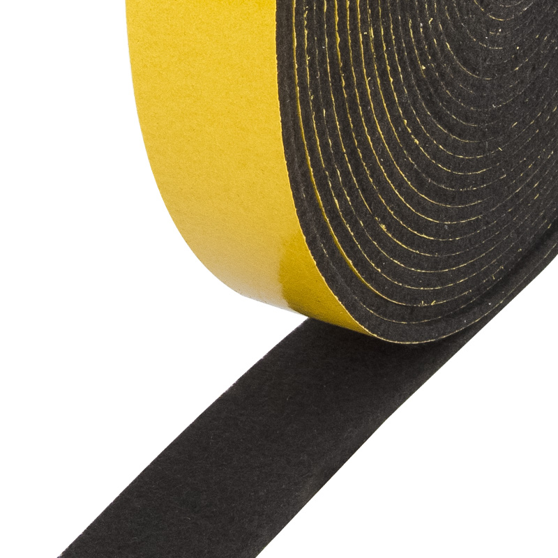 自粘绒布胶带产品防滑桌椅增高防刮汽车止震隔音消音单面毛毡胶带