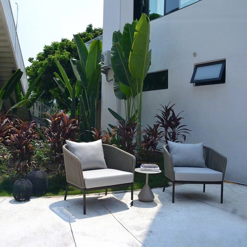 户外铝合金沙发庭院室外沙发单人藤编椅设计师花园露台藤沙发组合,住宅家具,户外沙发,淘宝优惠券,粉丝福利购,淘宝优惠卷