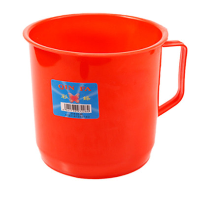 彩碟大容量洗漱杯塑料水杯带盖无盖调色调料大口杯学生刷牙杯包邮