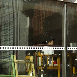 摄影影视题材墙贴 影楼传媒公司胶片条贴纸 防撞腰线踢脚线贴纸1